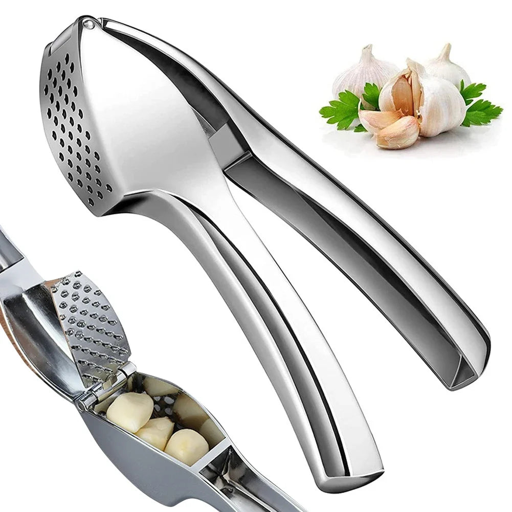 Garlic Press Stainless Steel Garlic Mincer Garlic Crusher