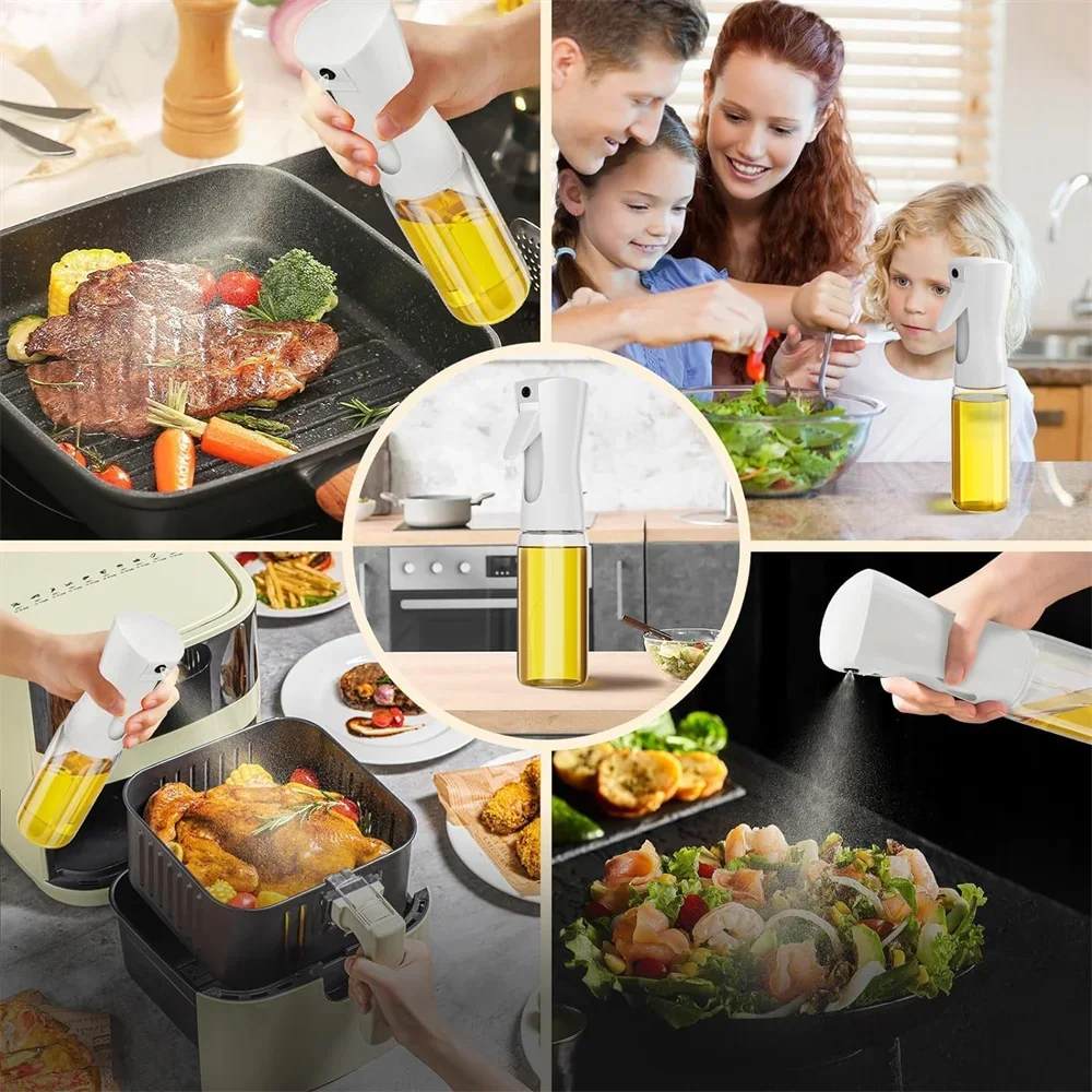 Oil Spray for Cooking - Olive Oil Dispenser Bottle Sprayer Mist-Reusable Food Grade Oil Vinegar,Spray Bottle Kitchen Accessories