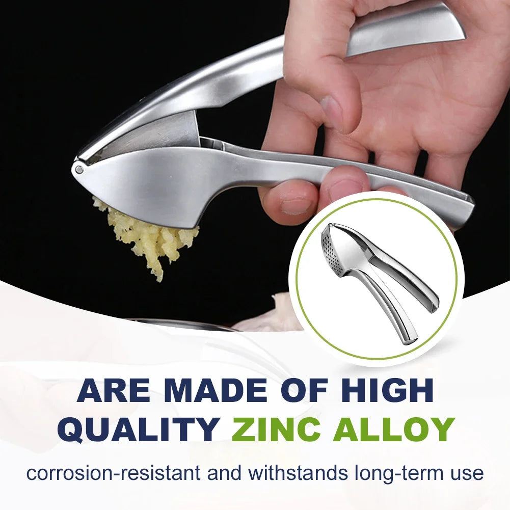 Garlic Press Stainless Steel Garlic Mincer Garlic Crusher